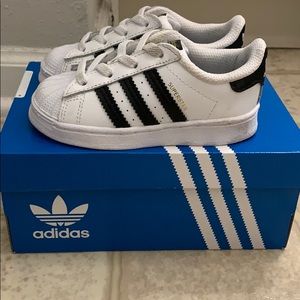 Adidas superstar toddler sneakers!
